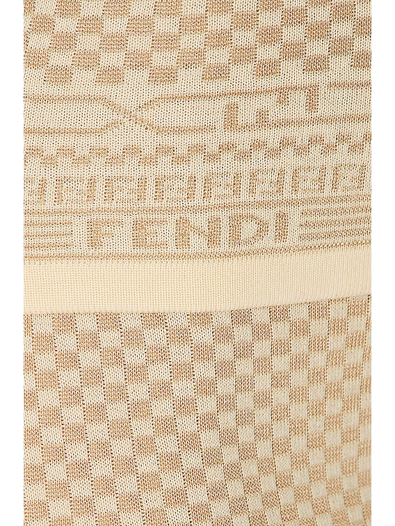 FWRD Renew Fendi Knit Tank Dress in Cream | FWRD