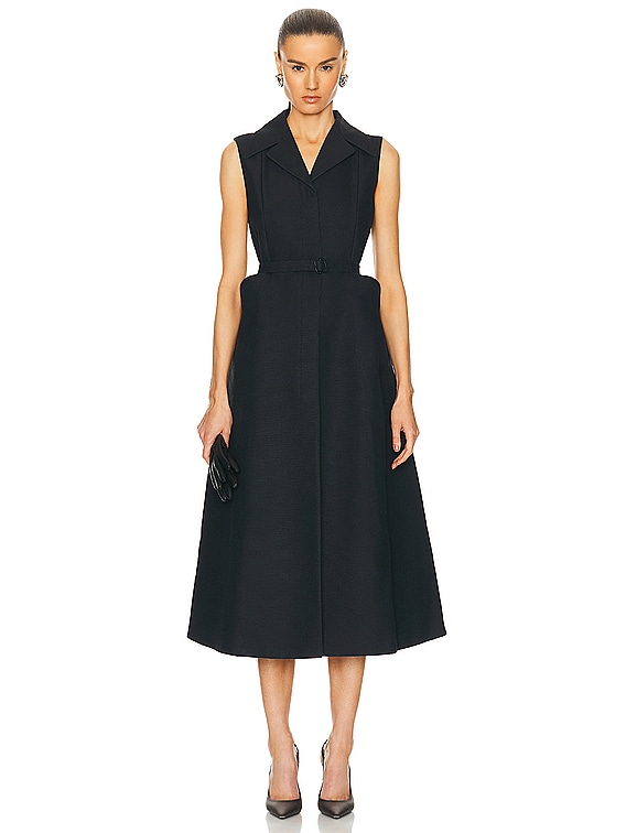 FWRD Renew Dior Long Dress in Black | FWRD FWRD Renew Dior Long Dress in Black | FWRD
