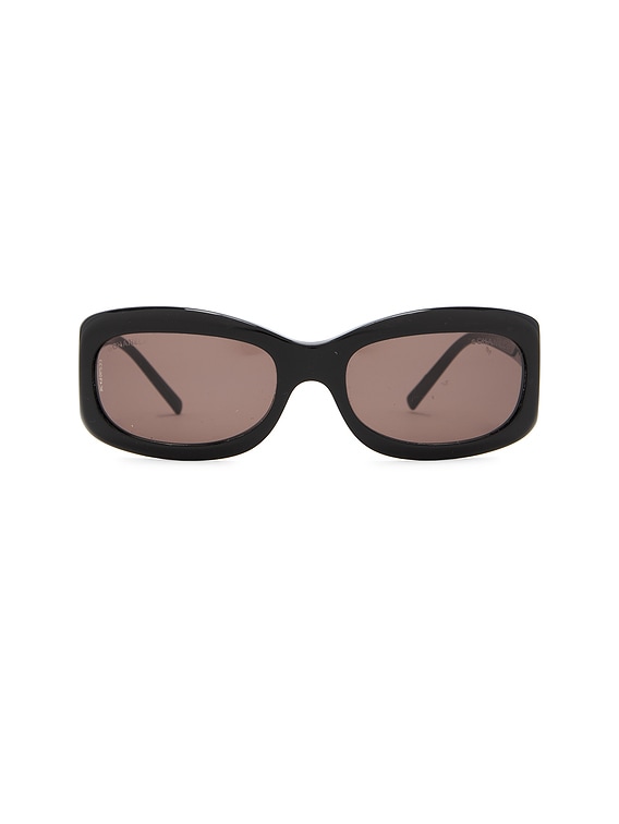 Chanel Interlocking CC Oversize Tinted Sunglasses