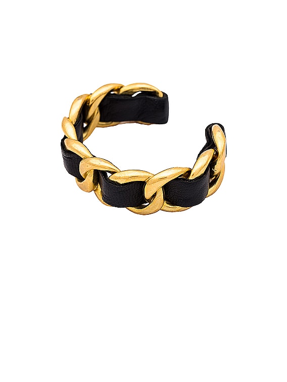 Chanel Leather Braided CC Bangle | Rent Chanel jewelry for $55/month - Join  Switch