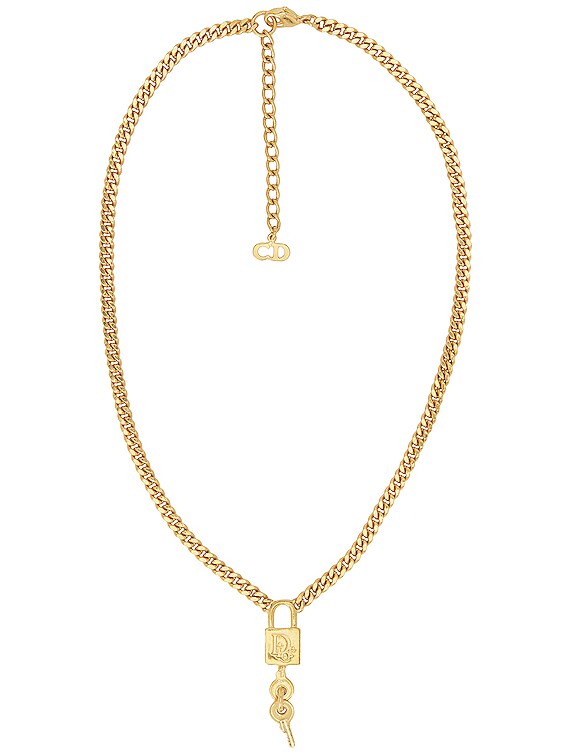 FWRD Renew Louis Vuitton Collier Necklace in Gold