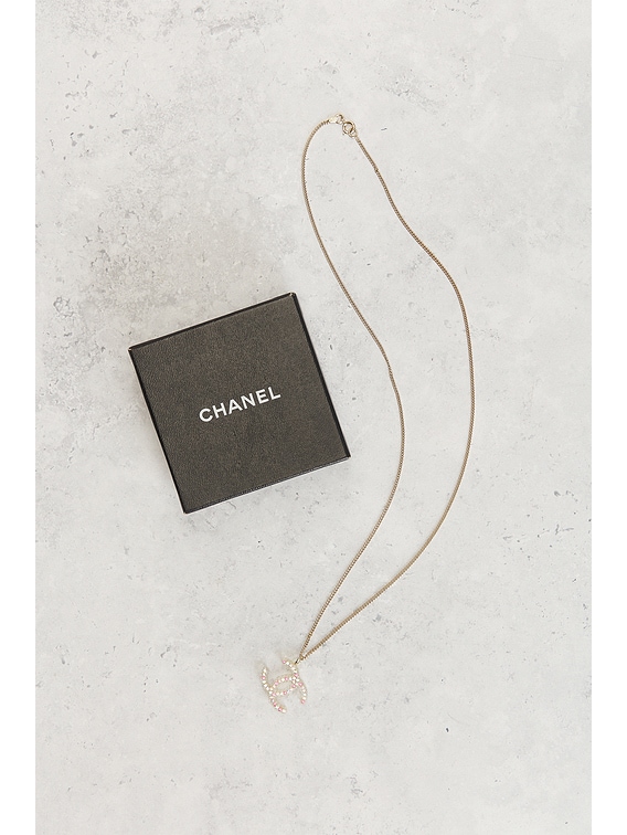Chanel CC Rhinestone Necklace