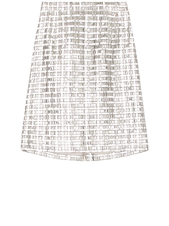 FWRD Renew CHANEL スカート - Silver | FWRD 