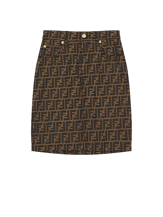 Fendi Zucca Skirt