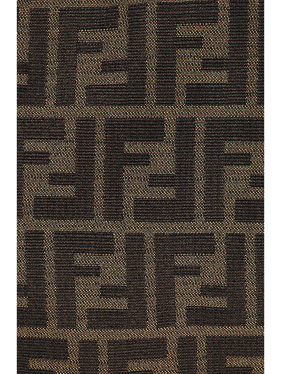 FWRD Renew Fendi Zucca Skirt in Brown | FWRD