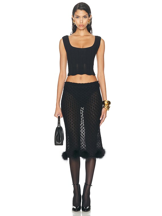 FWRD Renew VIVIENNE WESTWOOD ビスチェ - Black | FWRD