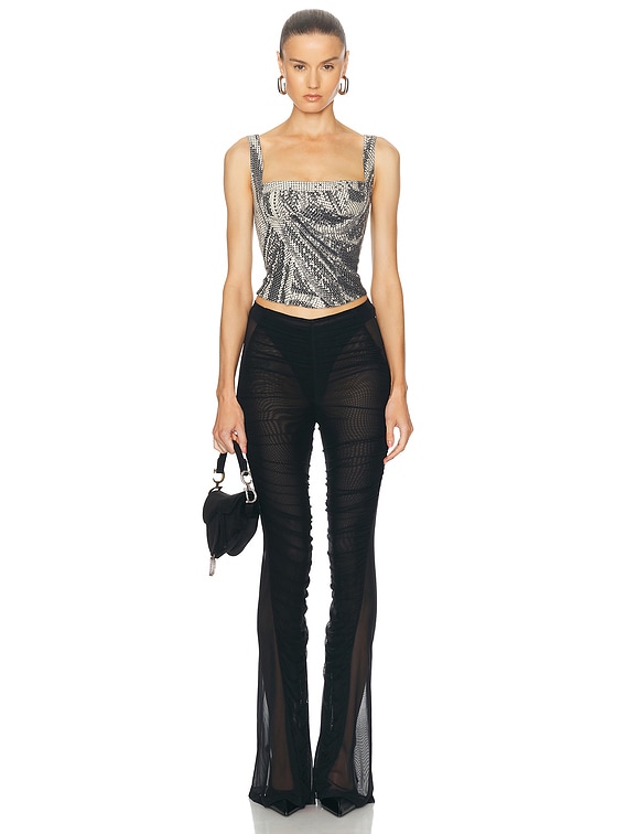 ROBERTO CAVALLI LEOPARD CORSET WITH BONING & LACES SS 2007