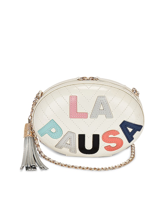 Chanel 2019 La Pausa Tassel Shoulder Bag in Ivory
