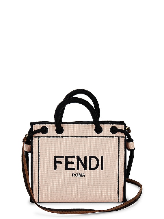 FWRD Renew Fendi Roma Canvas 2 Way Shopping Tote in Multi