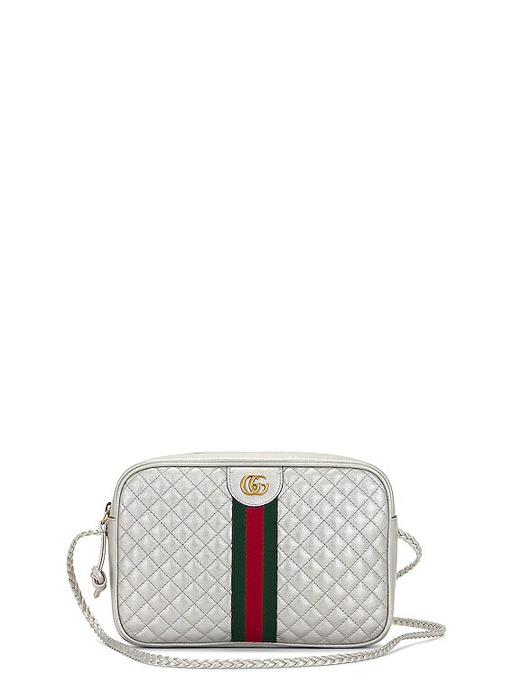 Gucci Pre-Owned Small GG Marmont Camera Bag - Whit