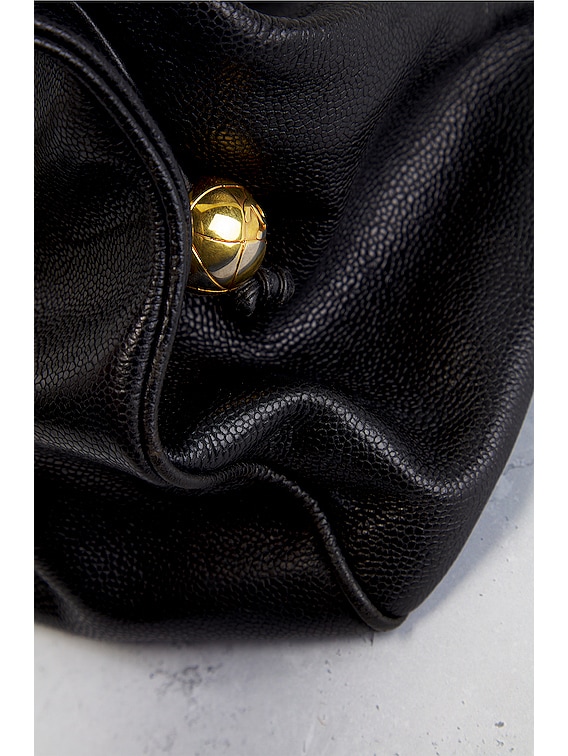 FWRD Renew Chanel Caviar Supermodel Tote Bag in Black