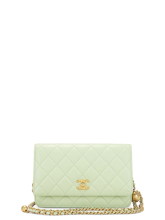 chanel wallet on chain pearl crush