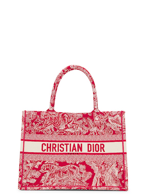 Christian Dior Book Tote Logo Totes, White