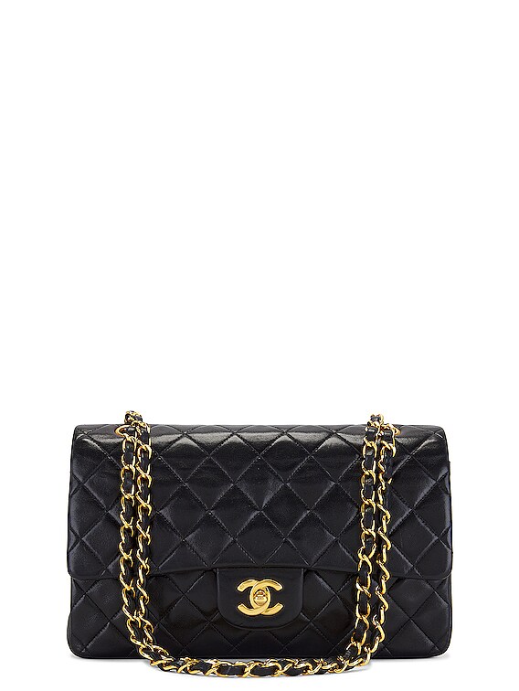 FWRD Renew Chanel Matelasse 25 Shoulder Bag in Black