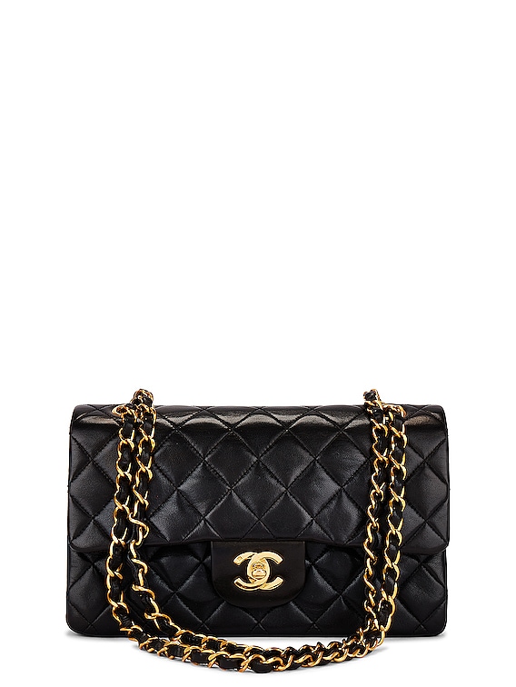 FWRD Renew Chanel Lambskin Quilted Flap Chain Shoulder Bag in