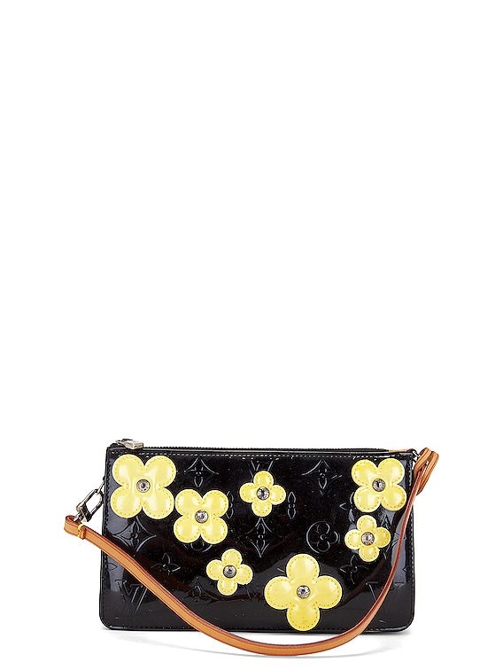 Louis Vuitton Yellow Vernis Pochette Crossbody Bag