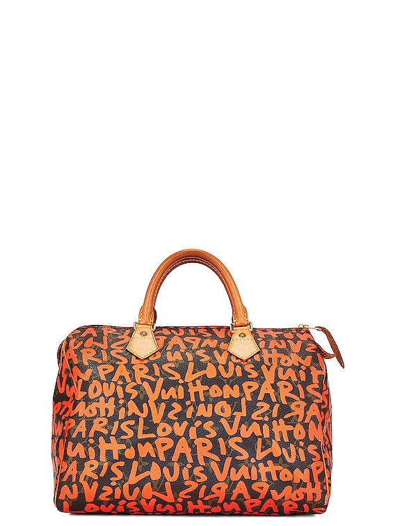 Louis Vuitton Monogram Graffiti Speedy 30 Bag