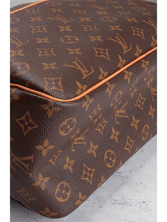Authenticated Used Louis Vuitton Handbag Deauville Brown Monogram