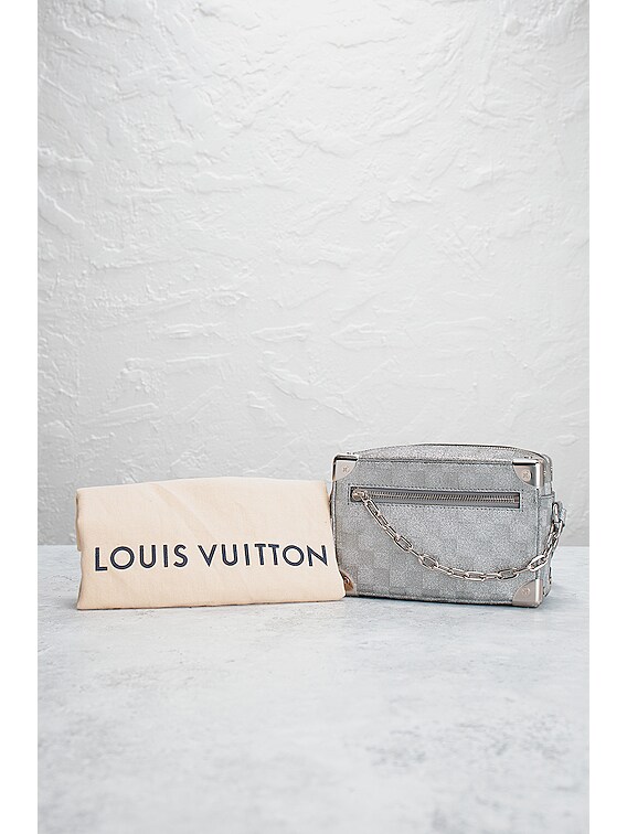 Louis Vuitton Damier Glitter Mini Soft Trunk Silver