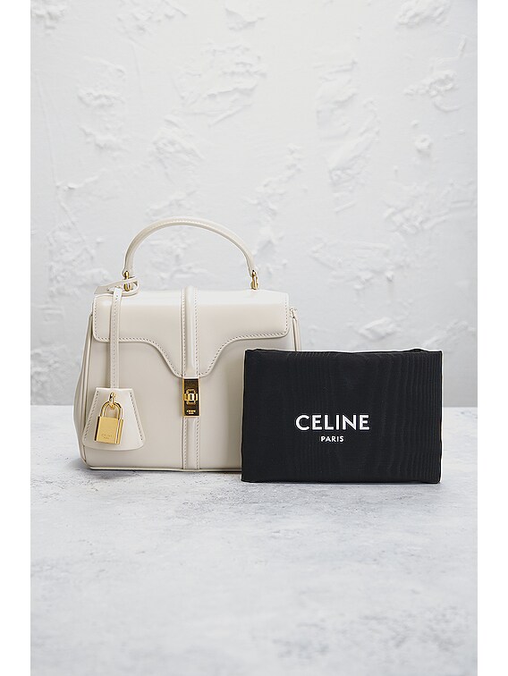 FWRD Renew Celine Mini 16 Bag in White | FWRD FWRD Renew Celine Mini 16 Bag in White | FWRD