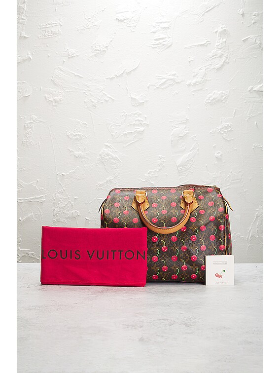 FWRD Renew Louis Vuitton Monogram Cherry Speedy 25 Bag in Brown