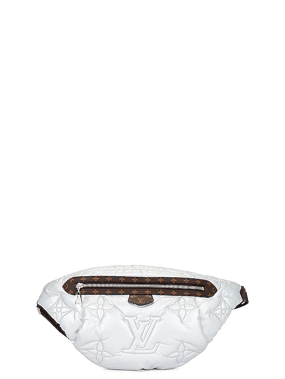 FWRD Renew Louis Vuitton Monogram Bumbag in Silver