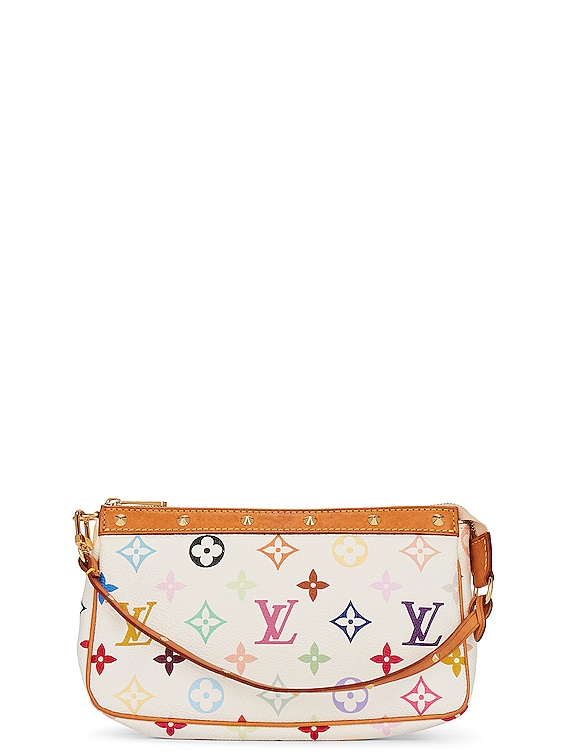 Louis Vuitton - Authenticated Multi Pochette Accessoires Handbag - Cloth Multicolour For Woman, Very Good Condition