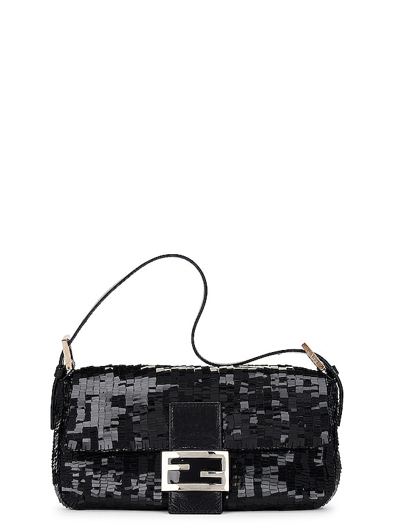 Fendi Sequin FF Chain Shoulder Bag