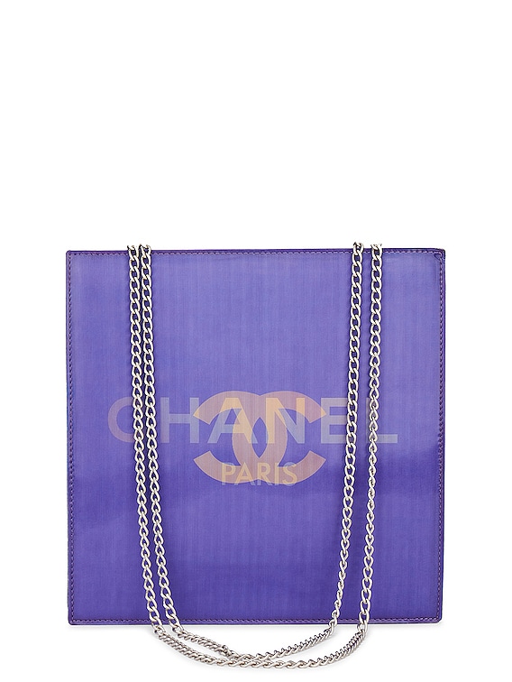 Chanel Hologram Chain Shoulder Bag in Purple
