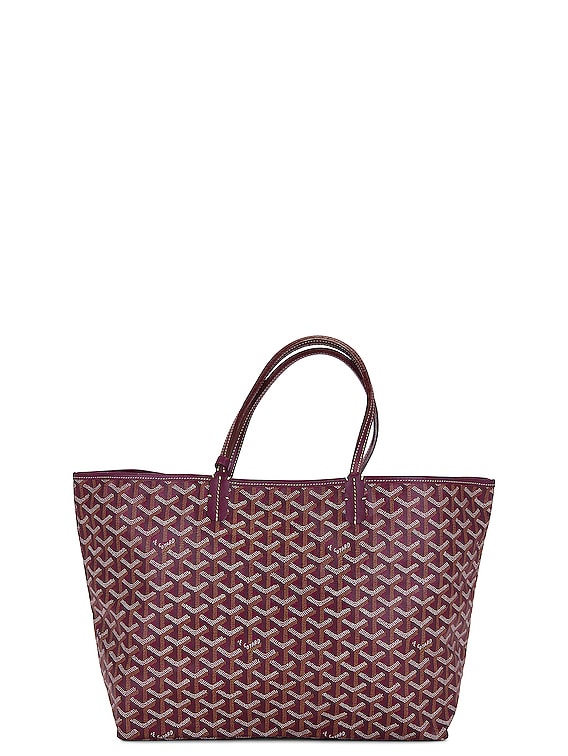 Goyard Brown Ine Coated Canvas and Leather Saint Louis PM Tote