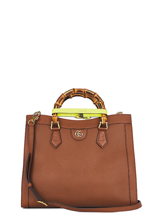 Diana Bamboo leather tote