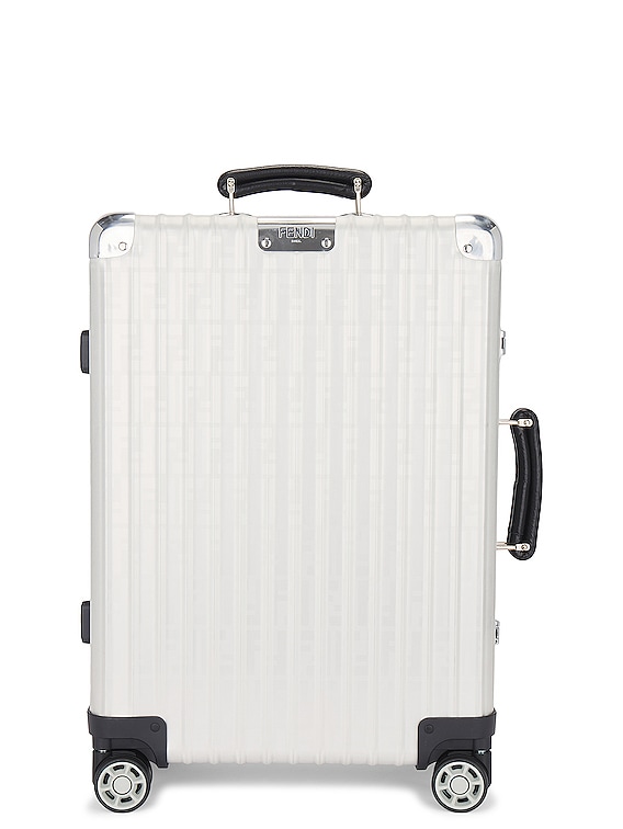 FENDI collaborates with RIMOWA on new aluminum suitcase