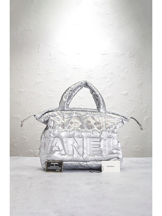 Chanel Doudoune Backpack Embossed Nylon Medium