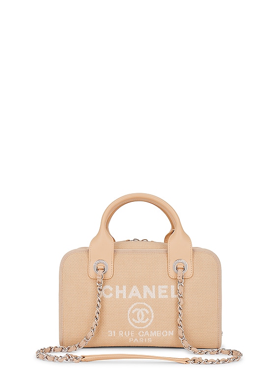 Chanel Deauville 2 Way Handbag