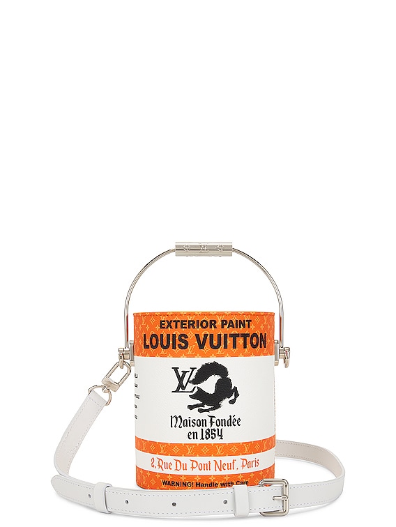 Louis Vuitton Leather Paint Can Bag