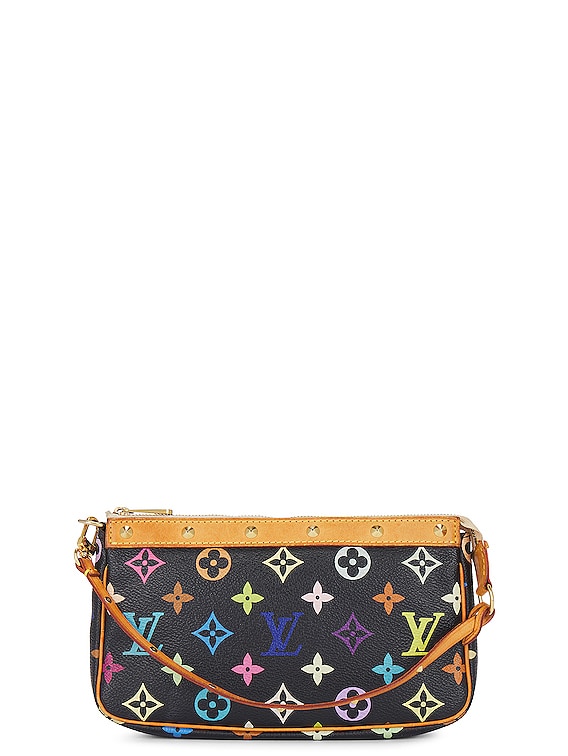 Louis Vuitton Multicolor Pochette Accessoires Shoulder Bag in Black