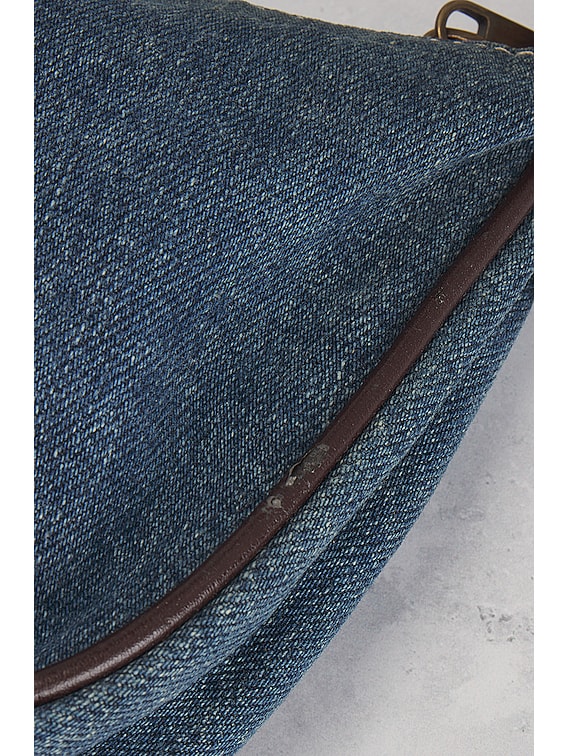 FWRD Renew Fendi Denim Pochette Accessories Shoulder Bag in