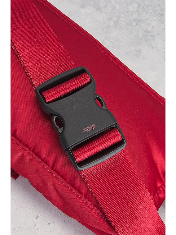 FWRD Renew Fendi X Porter Baguette Shoulder Bag in Red | FWRD