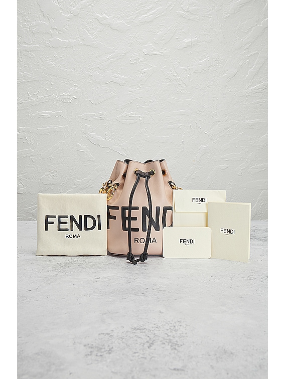 FWRD Renew Fendi Mon Tresor Bucket Bag in Beige | FWRD