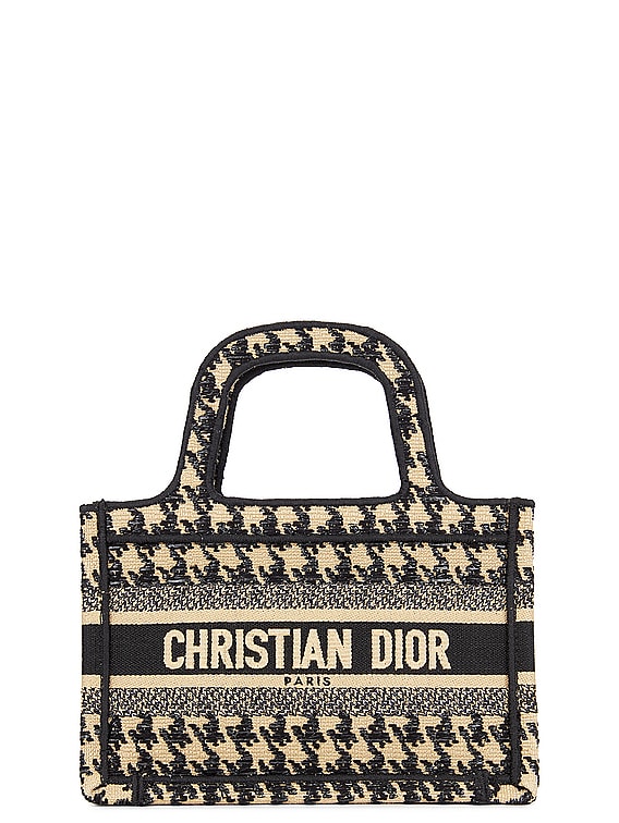 DIOR ディオール FWRD Renew Dior Mini Book Tote Bag in Black | FWRD