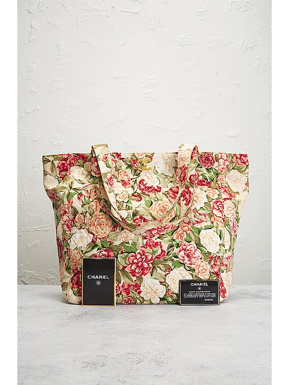 FWRD Renew Chanel CC Flower Mark Tote Bag in Multi | FWRD