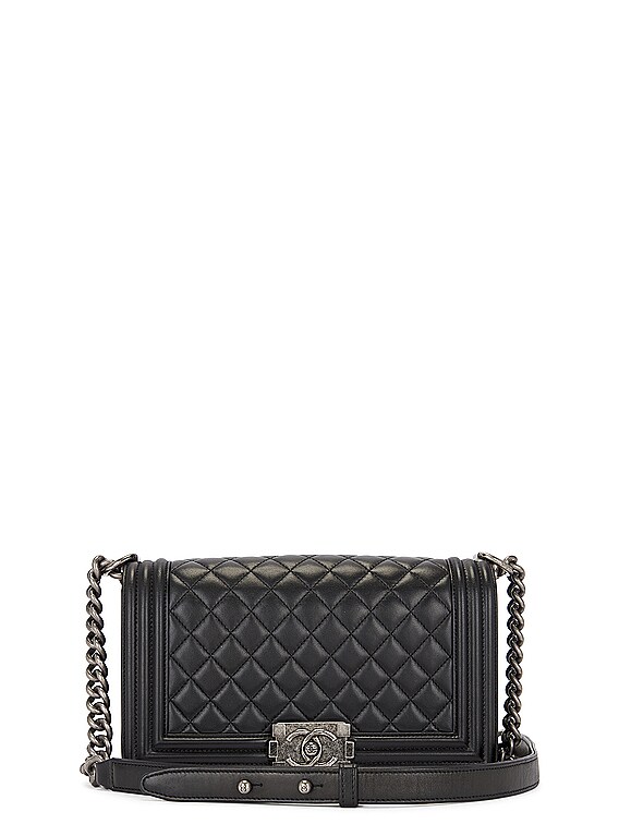 Chanel Lambskin Boy Shoulder Bag