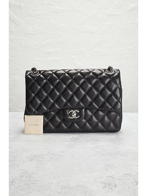 Chanel Lambskin Jumbo Classic Double Flap Bag