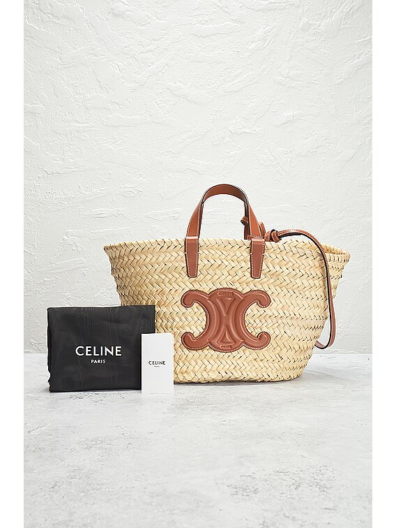 FWRD Renew Celine Basket Bag in Natural | FWRD
