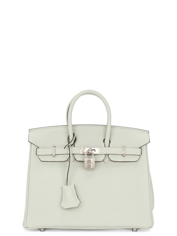 FWRD Renew Hermes Togo Birkin 25 Handbag in Grey | FWRD