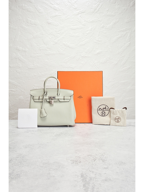 FWRD Renew Hermes Togo Birkin 25 Handbag in Grey | FWRD