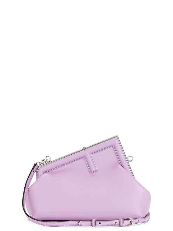 FWRD Renew Fendi First Shoulder Bag in Lavender | FWRD