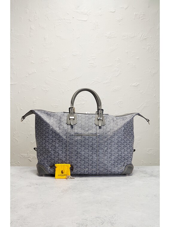 FWRD Renew Goyard Boeing 55 Duffle Bag in Grey | FWRD