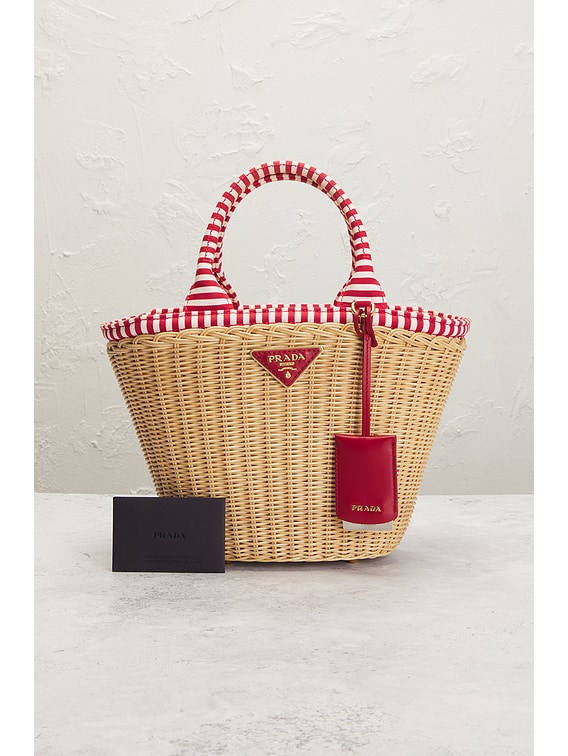 【送料&関税込】Prada Straw Handbag Prada Straw Handbag | italist