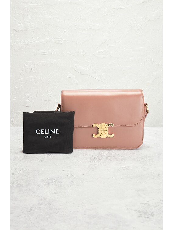FWRD Renew Celine Classique Triomphe Shoulder Bag in Pink | FWRD FWRD Renew Celine Classique Triomphe Shoulder Bag in Pink | FWRD